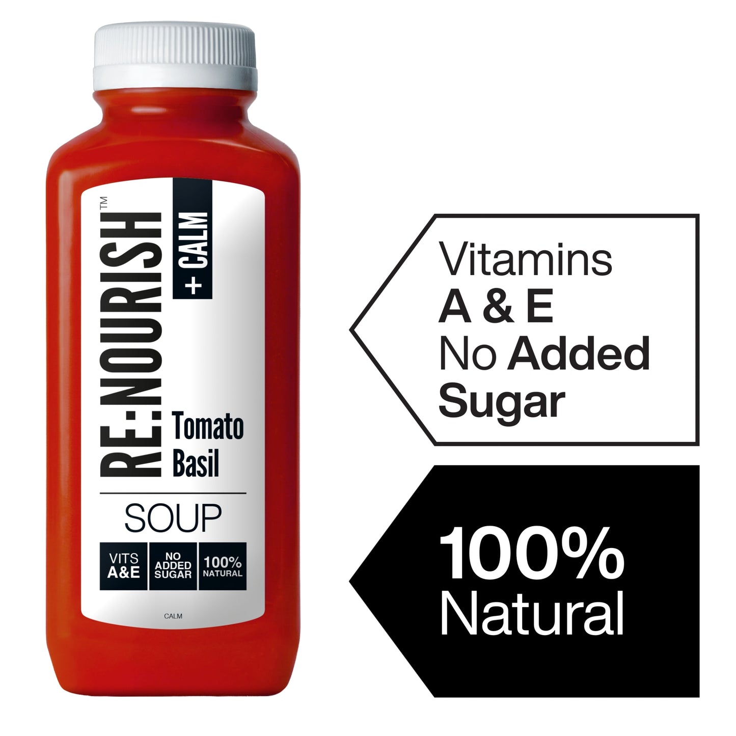RENOURISH Calm Tomato and Basil No Added Sugar Soup 500g — image 1