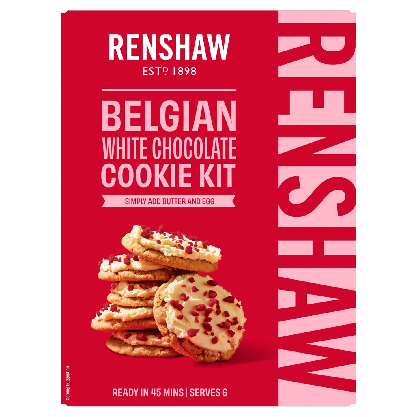 Renshaw Belgian White Chocolate Cookie Kit 365G — image 1