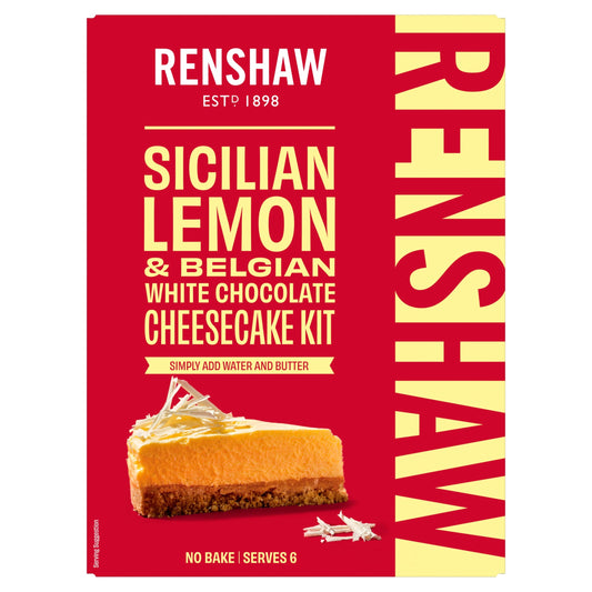 Renshaw Sicilian Lemon & Belgian White Chocolate Cheesecake Kit 425g — image 1