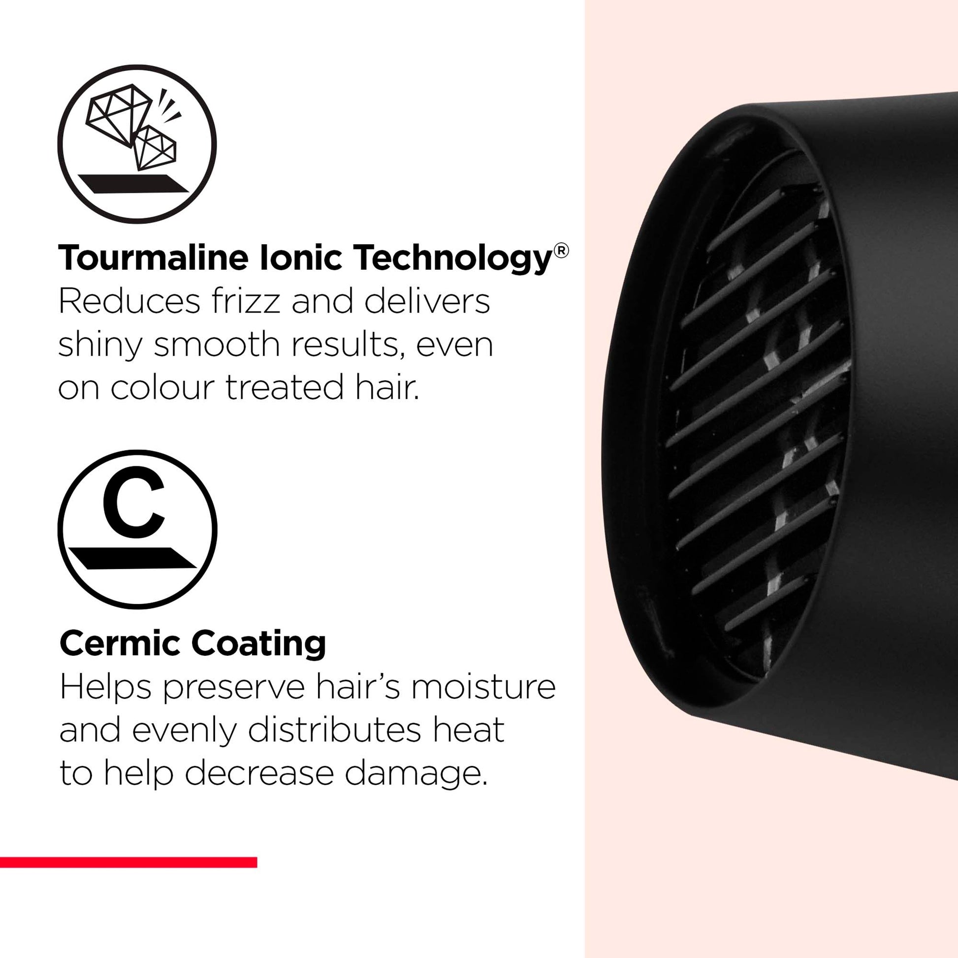 Revlon Easy Heat Ceramic Tourmaline Ionic Hair Dryer — image 2