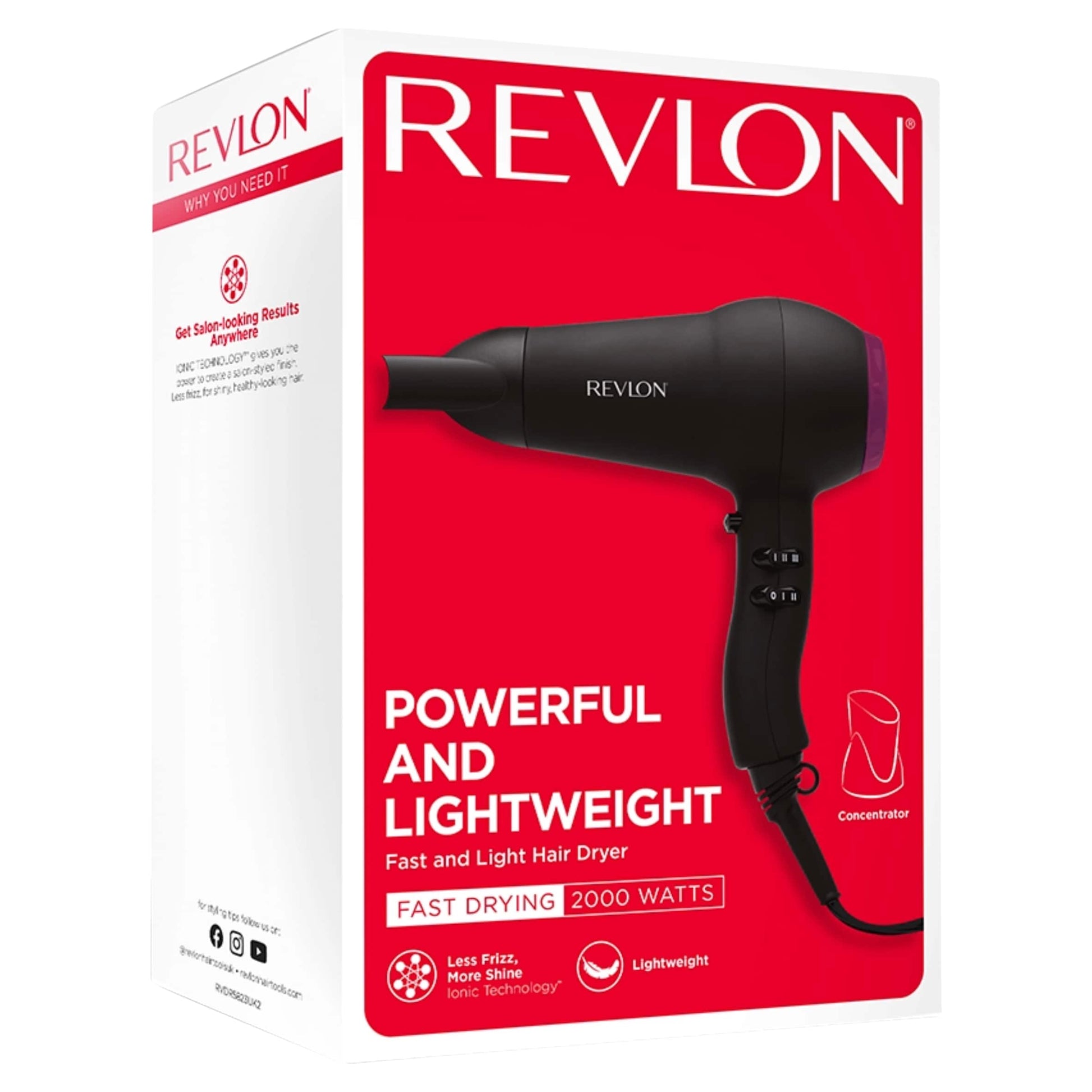 Revlon Fast & Light 2000W Hair Dryer — image 1