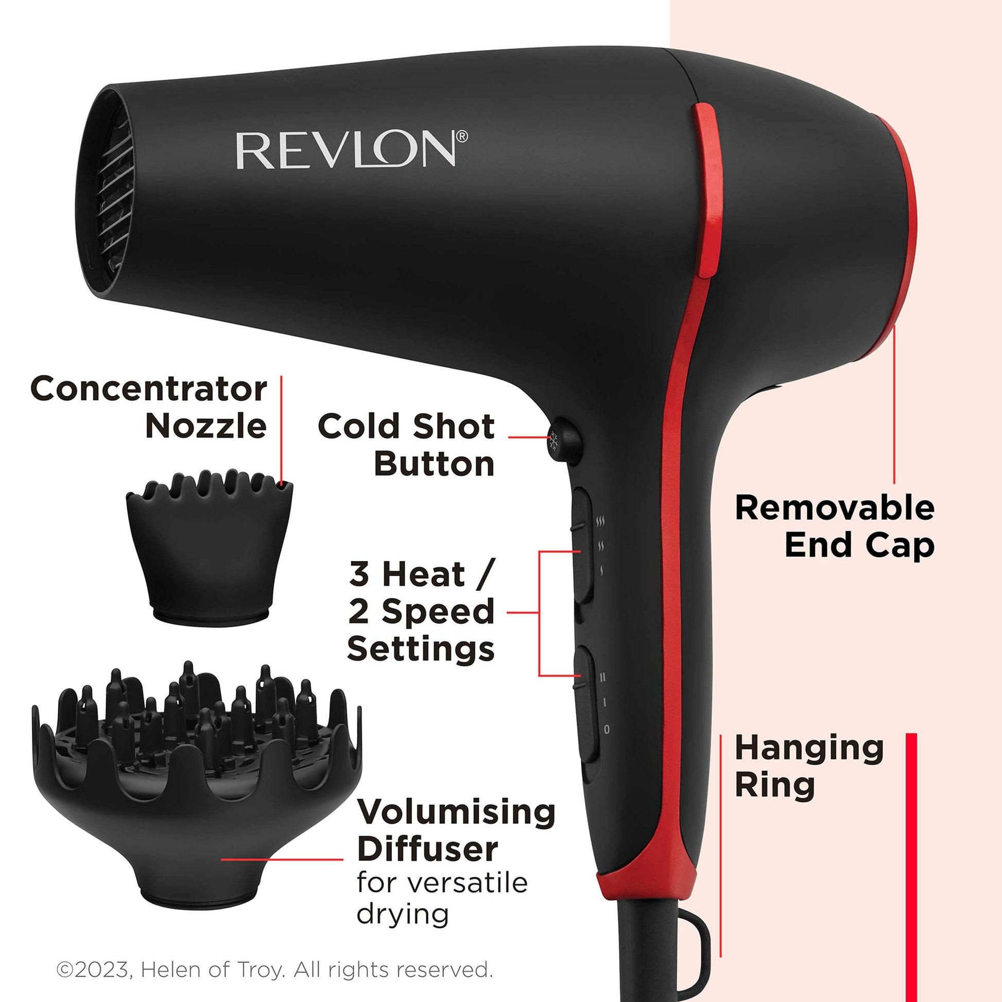 Revlon Smoothstay Coconut Oil Hair Dryer — image 3