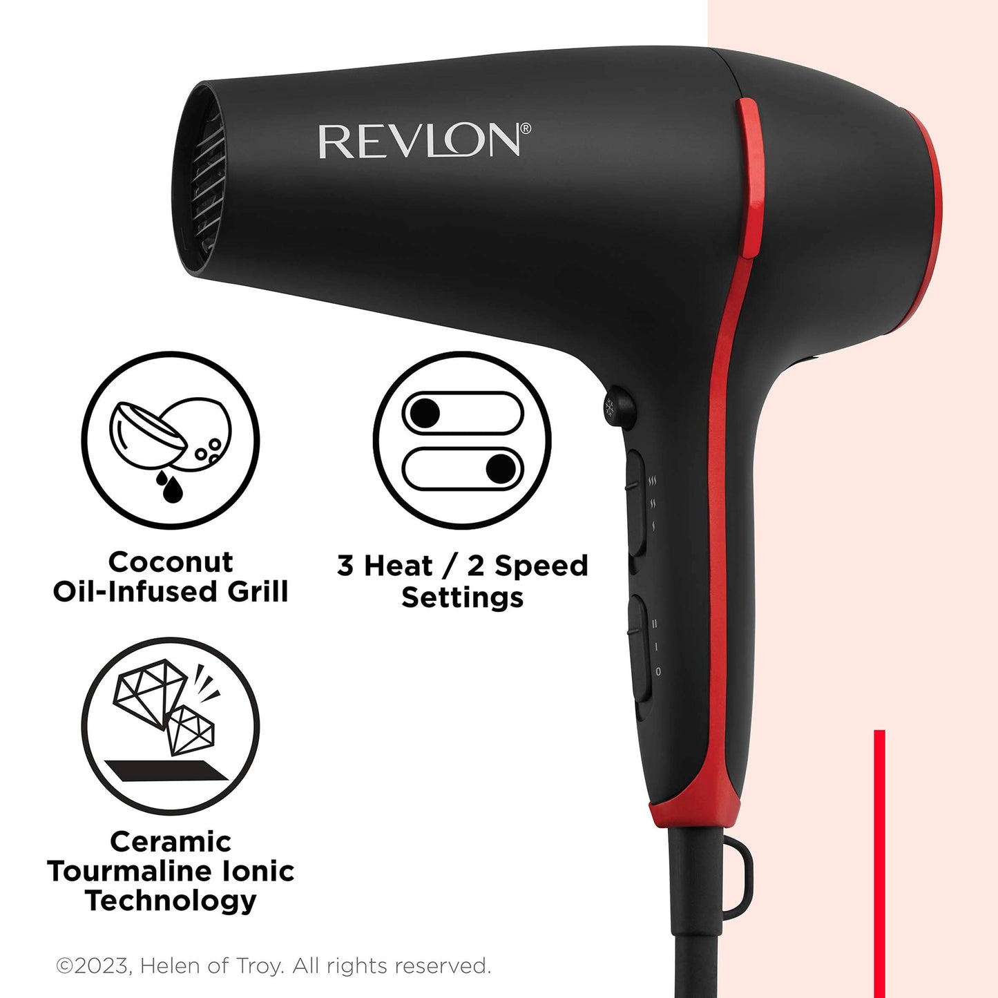 Revlon Smoothstay Coconut Oil Hair Dryer — image 5