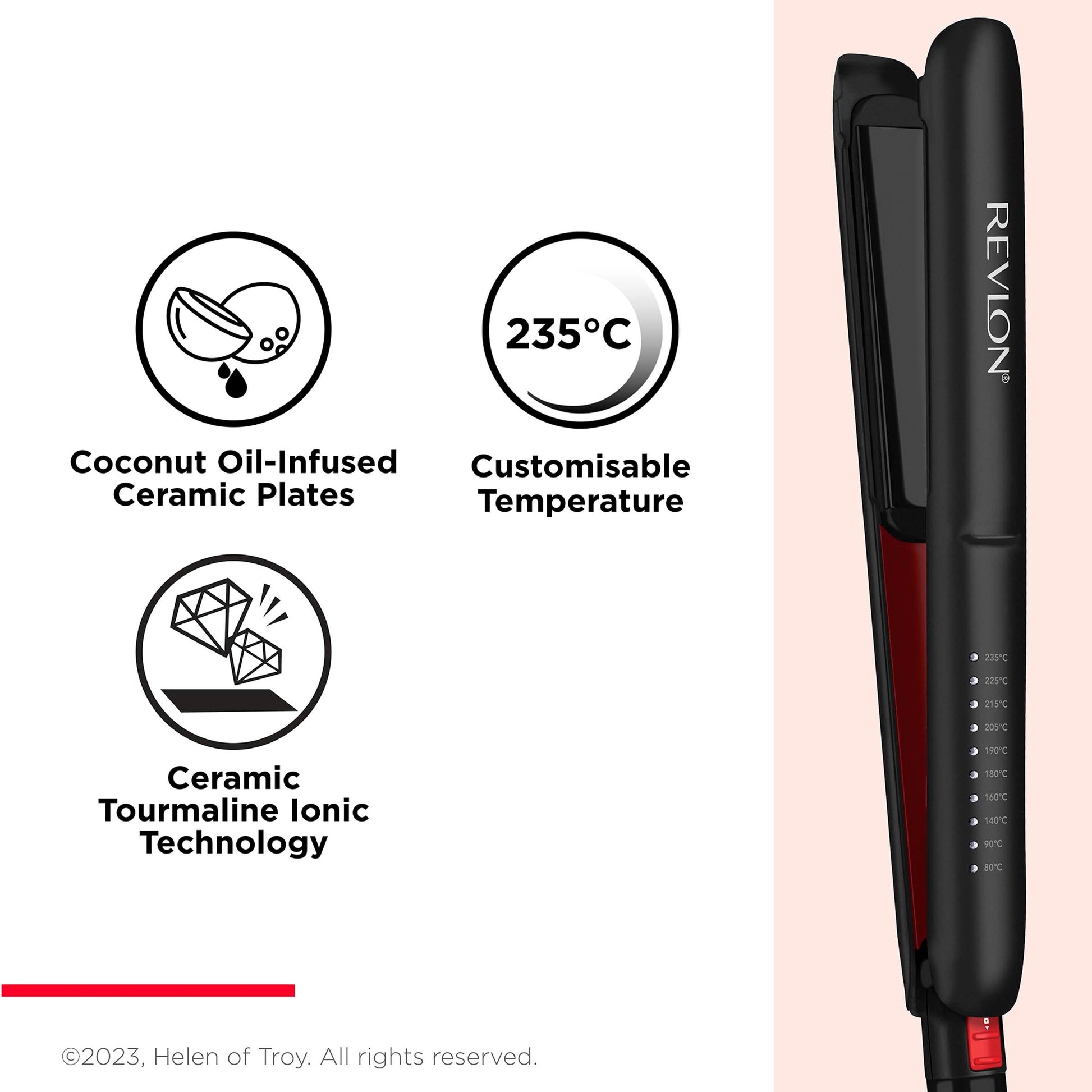 Revlon Smoothstay Coconut Oil Infused Straightener — image 5