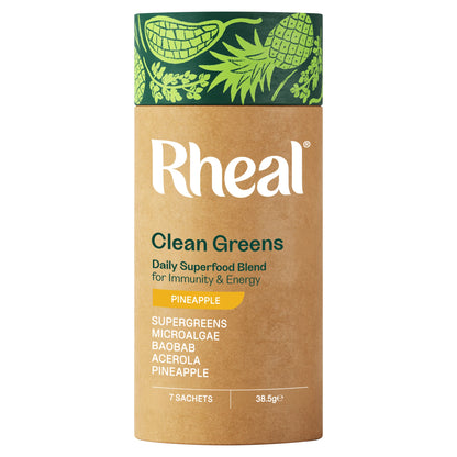 Rheal SUPERFOODS Pineapple Clean Greens Superfood blend 7x5g — image 1