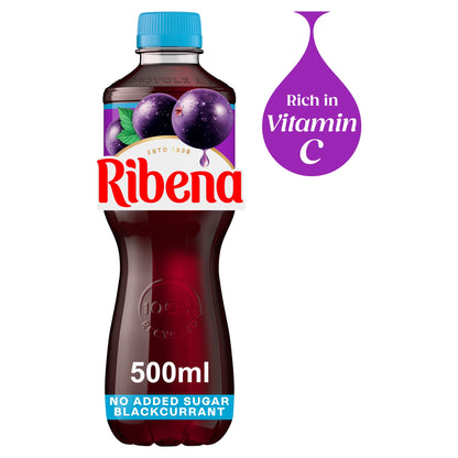Ribena Blackcurrant Juice Drink No Added Sugar 500ml — image 1