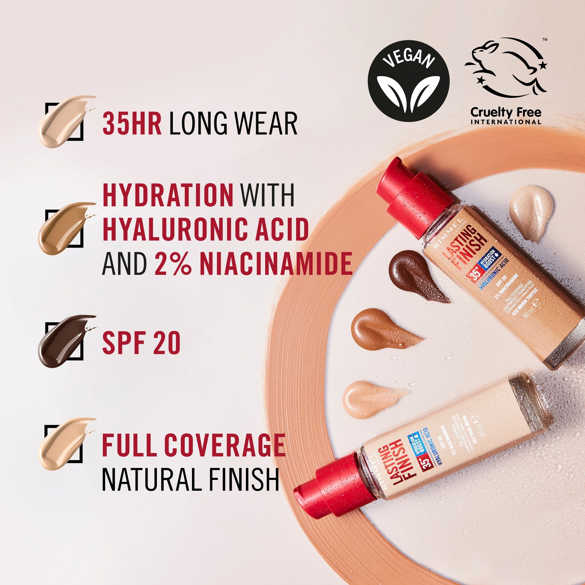 Rimmel Lasting Finish Foundation 050 Fair Porceln30ml — image 5