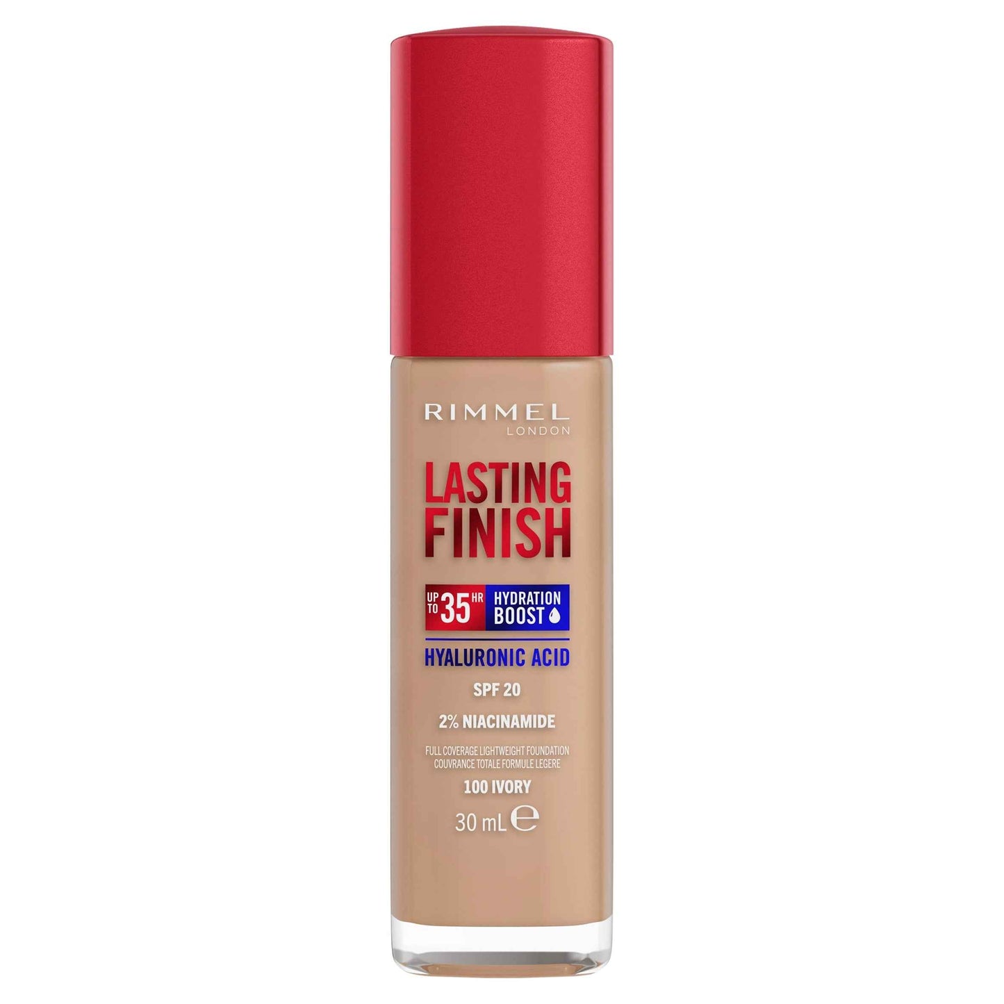 RIMMEL Lasting Finish Foundation 100 Ivory 30ml