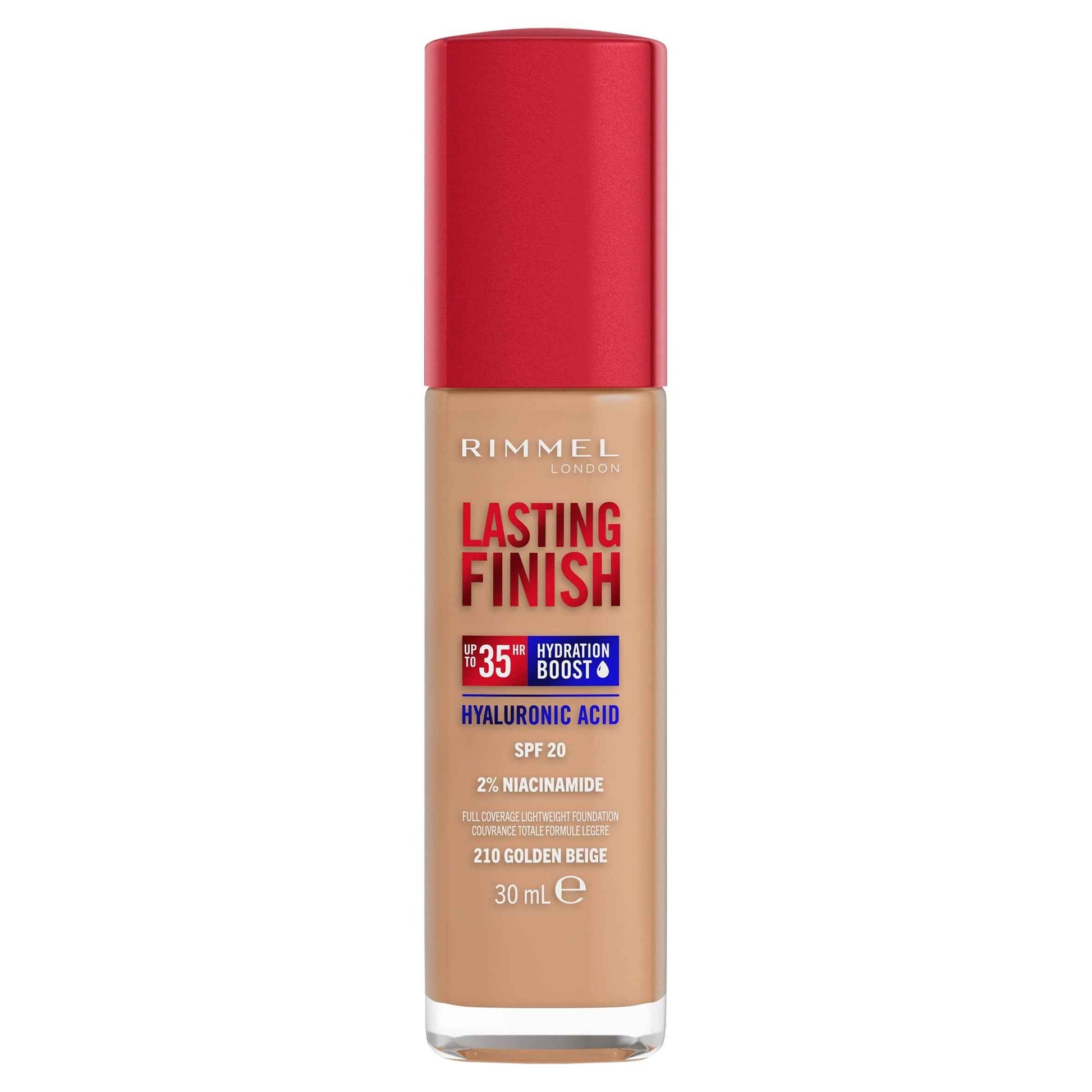 RIMMEL Lasting Finish Foundation 210 Golden Beige 30ml