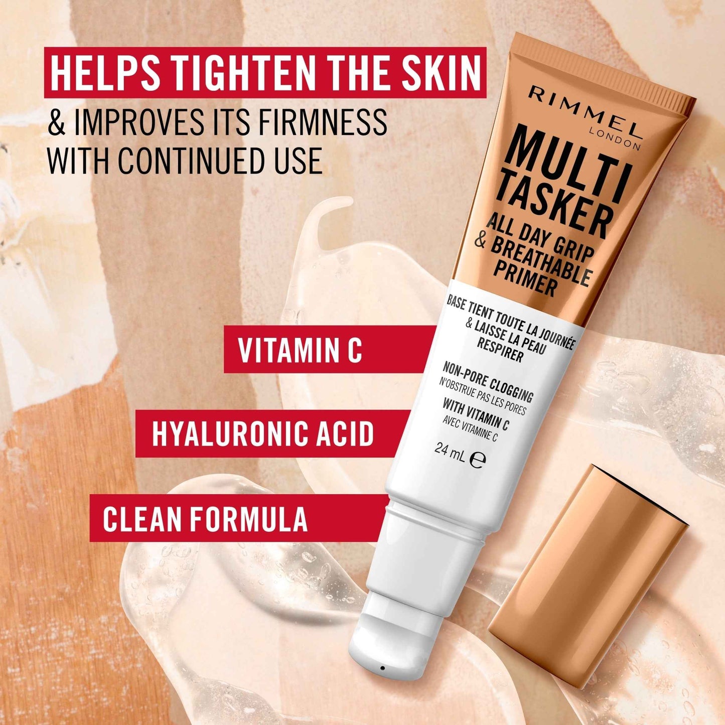 RIMMEL Multi Tasker All Day Grip & Breathable Primer 24ml