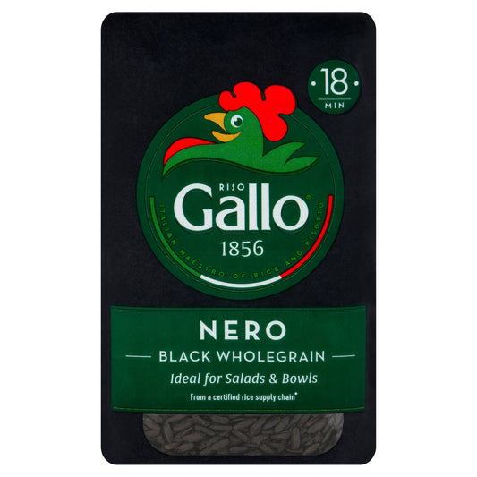 RISO GALLO Nero Black Wholegrain Rice 500G — image 1