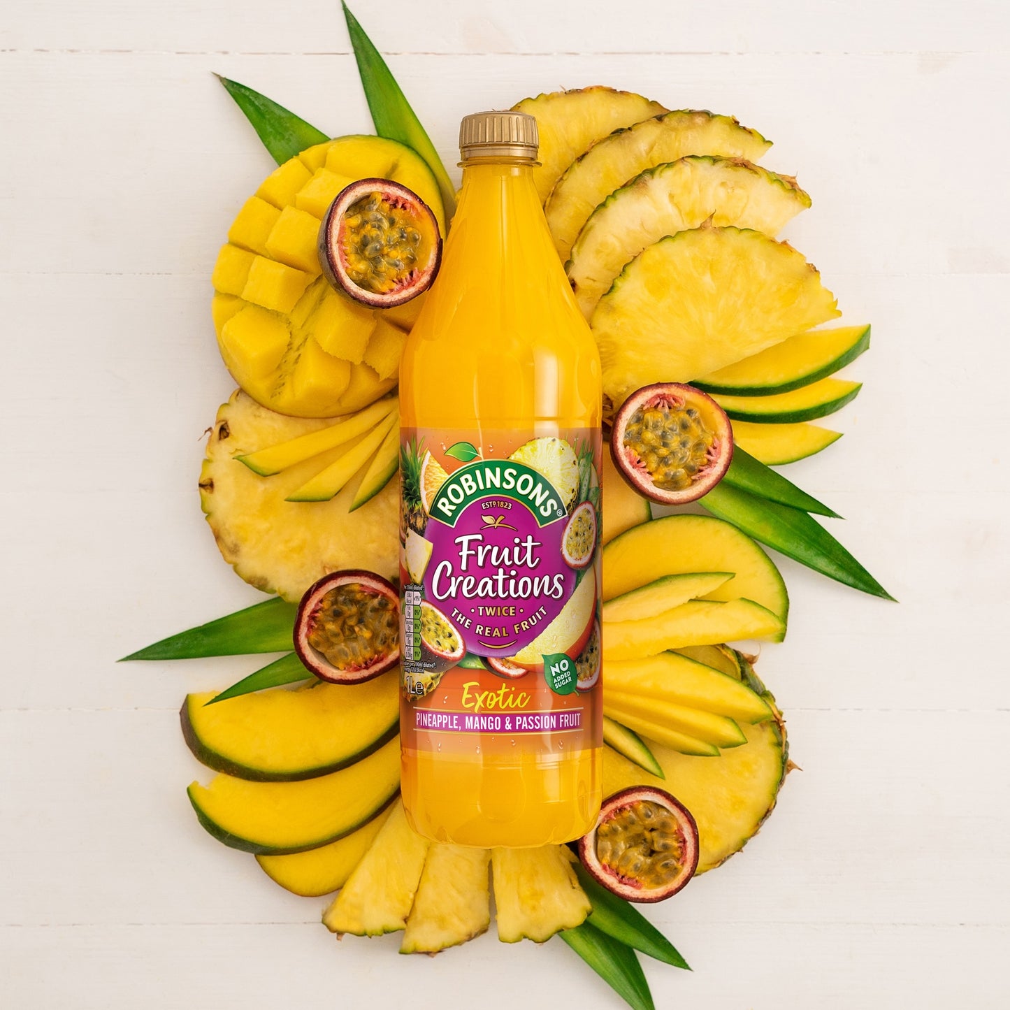 Robinsons Creations Pineapple, Mango & Passion Fruit Squash 1L — image 4