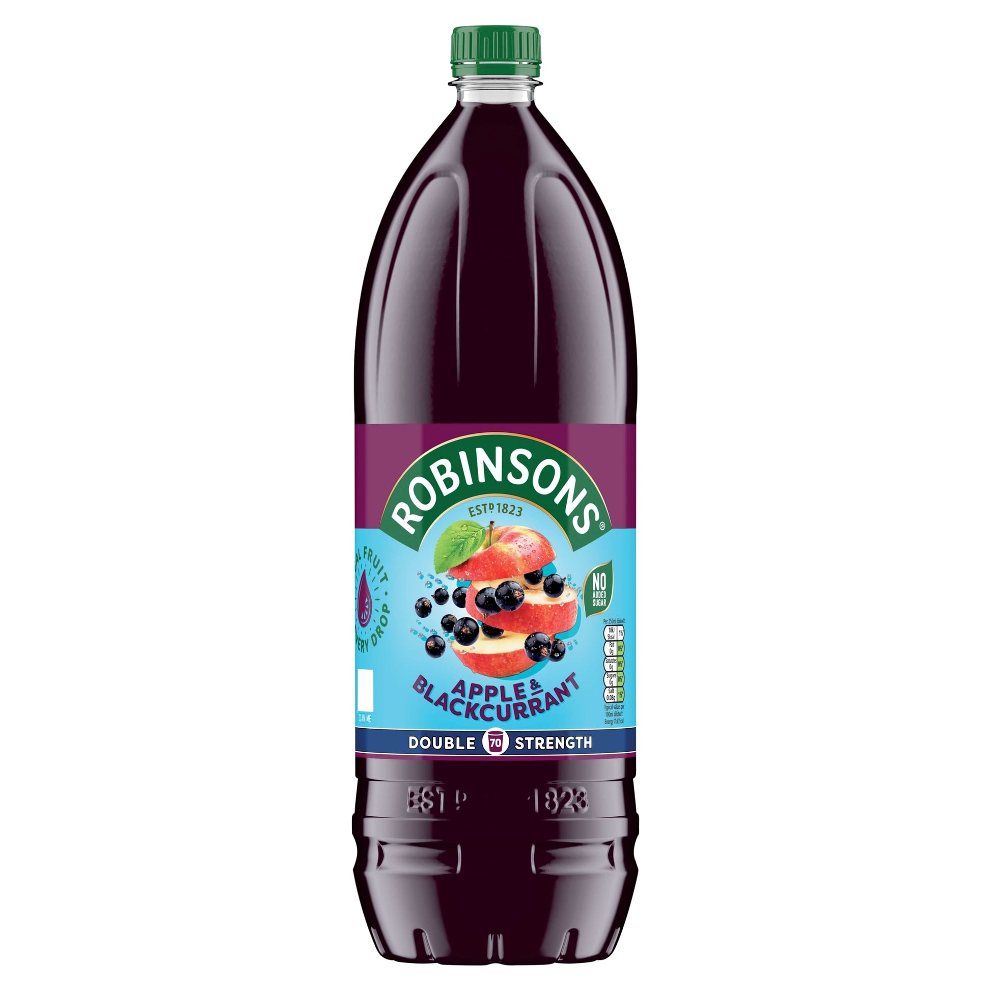 Robinsons Double Strength Apple & Blackcurrant Squash 1.75L — image 1