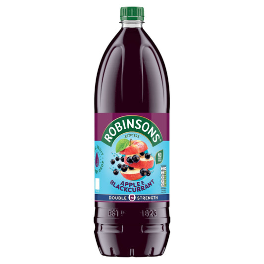 Robinsons Double Strength Apple & Blackcurrant Squash 1.75L — image 1