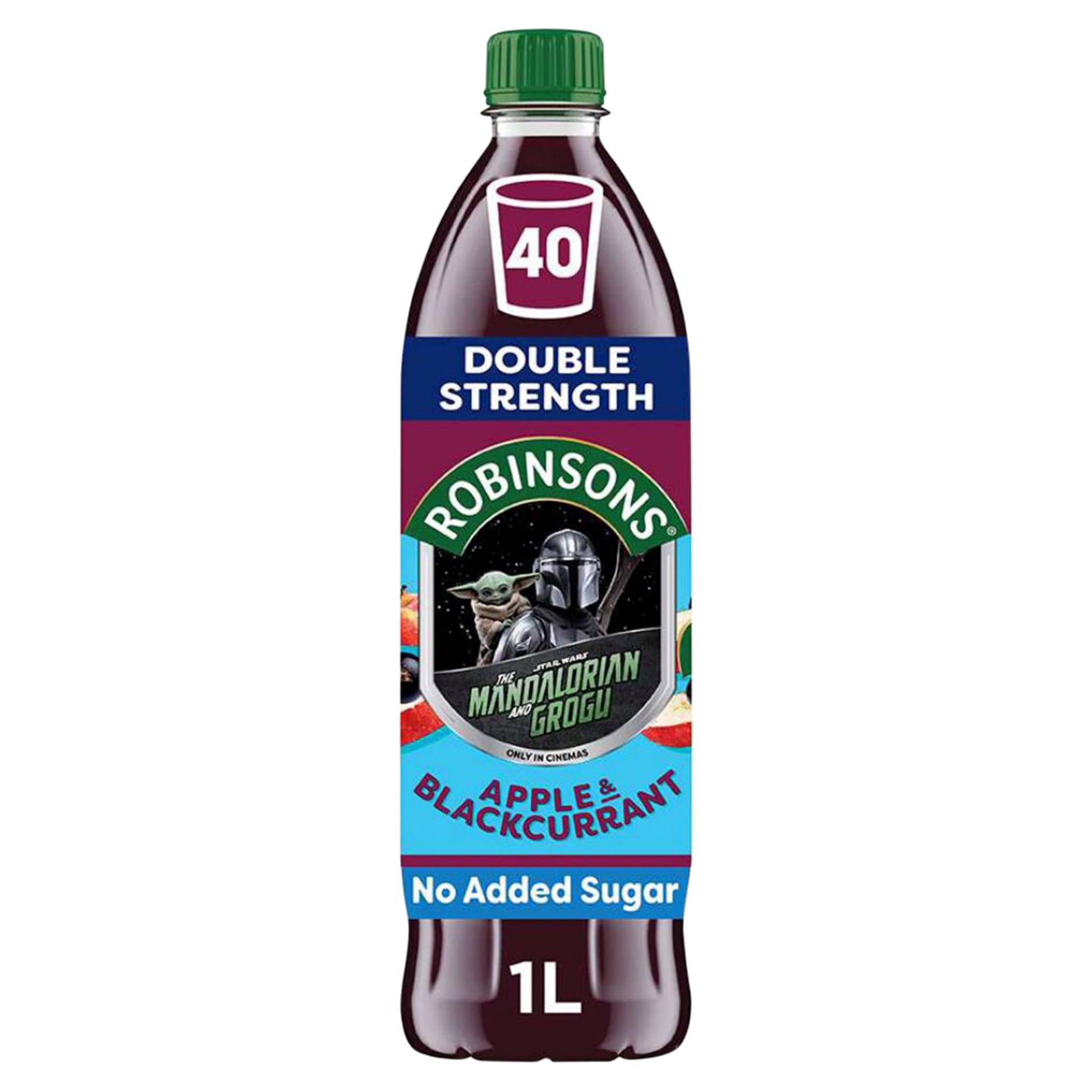 Robinsons Double Strength Apple & Blackcurrant Squash 1L — image 1