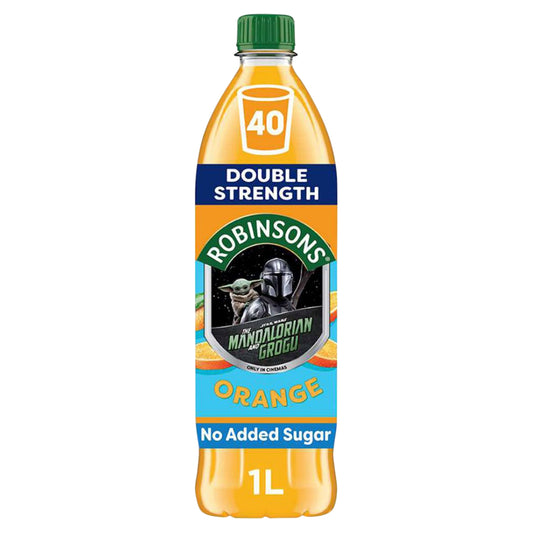 Robinsons Double Strength Orange No Added Sugar Squash 1L — image 1