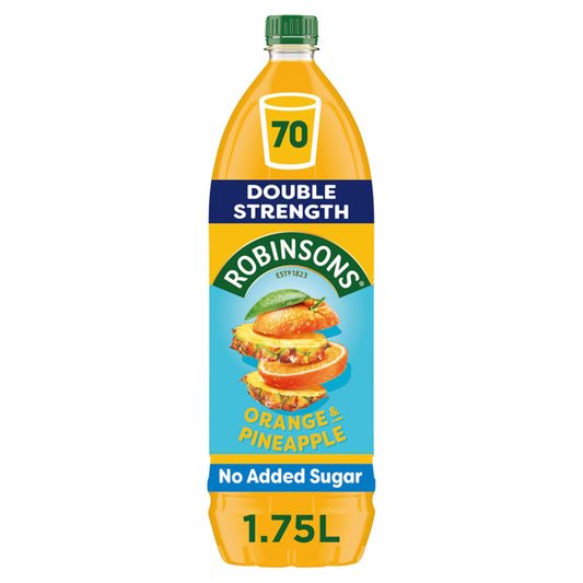 Robinsons Double Strength Orange & Pineapple Squash 1.75L — image 1
