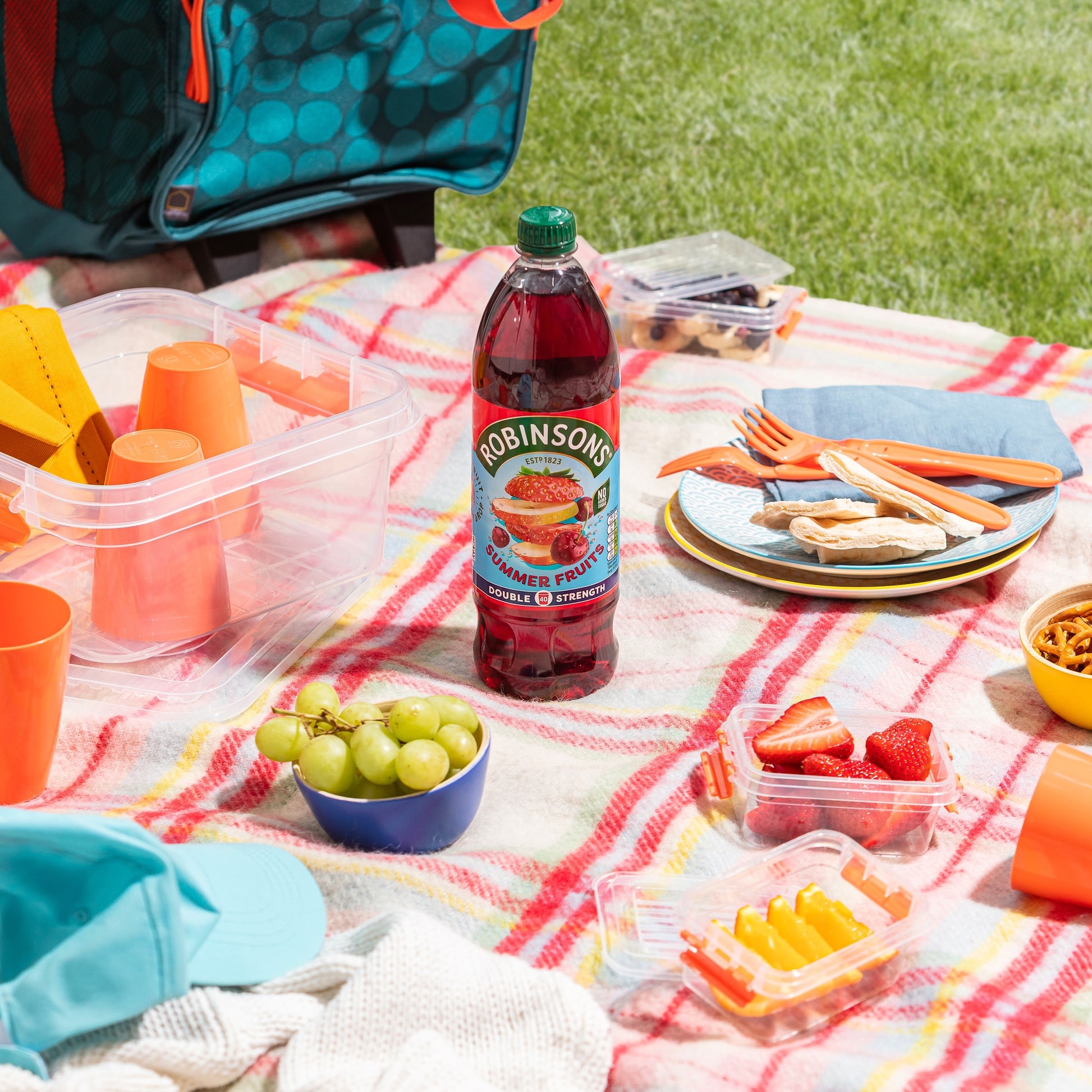 Robinsons Double Strength Summer Fruits No Added Sugar Squash 1L — image 2