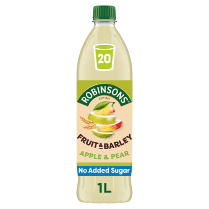 Robinsons Fruit & Barley with Vitamins Apple & Pear Squash 1L — image 1