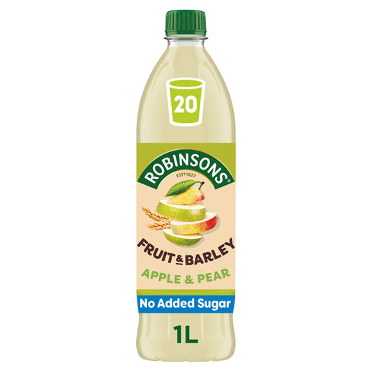Robinsons Fruit & Barley with Vitamins Apple & Pear Squash 1L — image 1