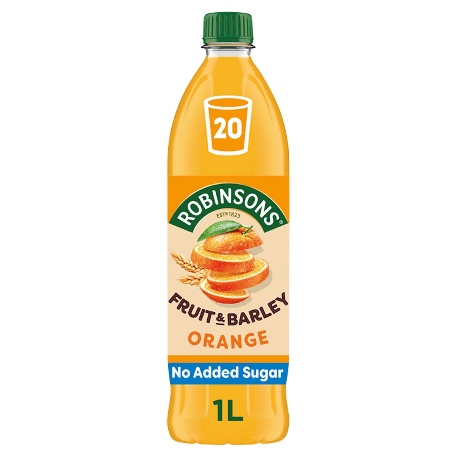 Robinsons Fruit & Barley with Vitamins Orange Squash 1L — image 1