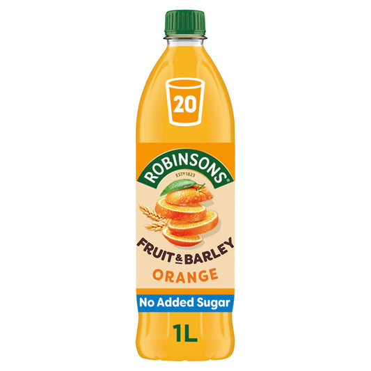 Robinsons Fruit & Barley with Vitamins Orange Squash 1L — image 1