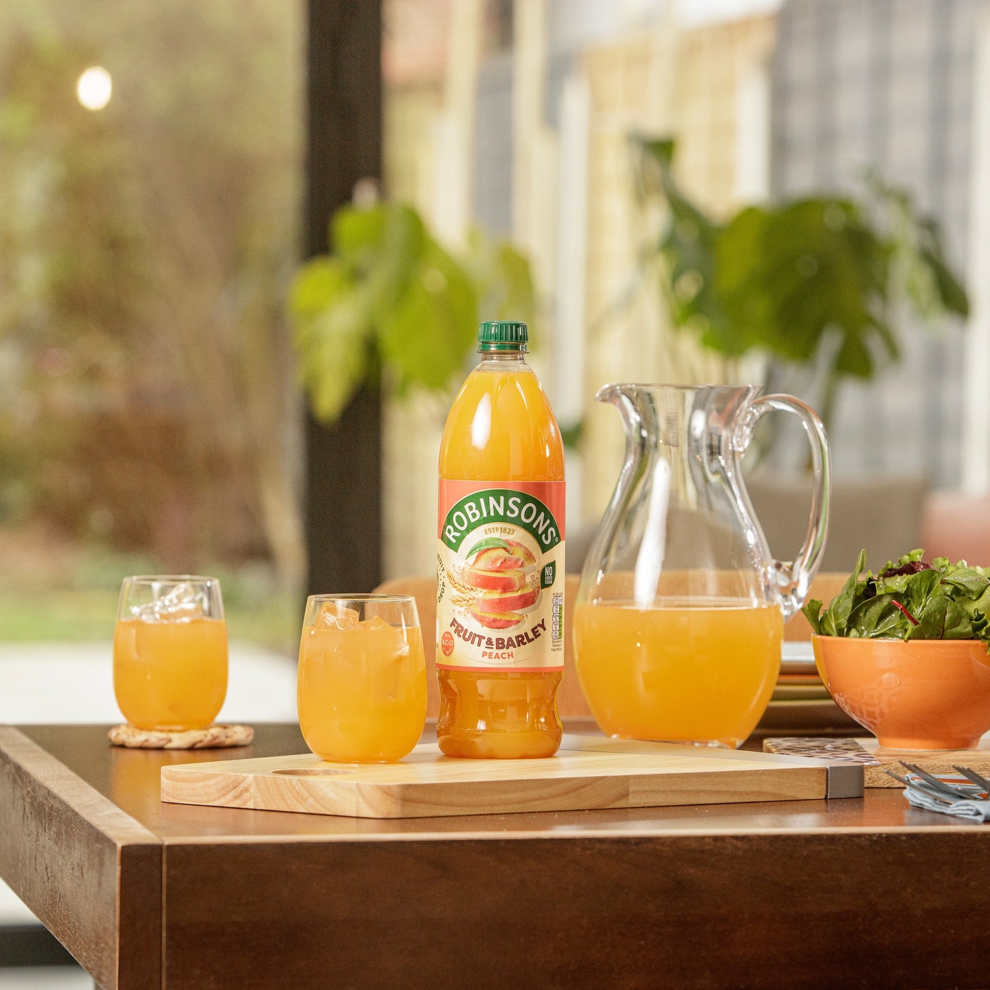 Robinsons Fruit & Barley with Vitamins Peach Squash 1L — image 2