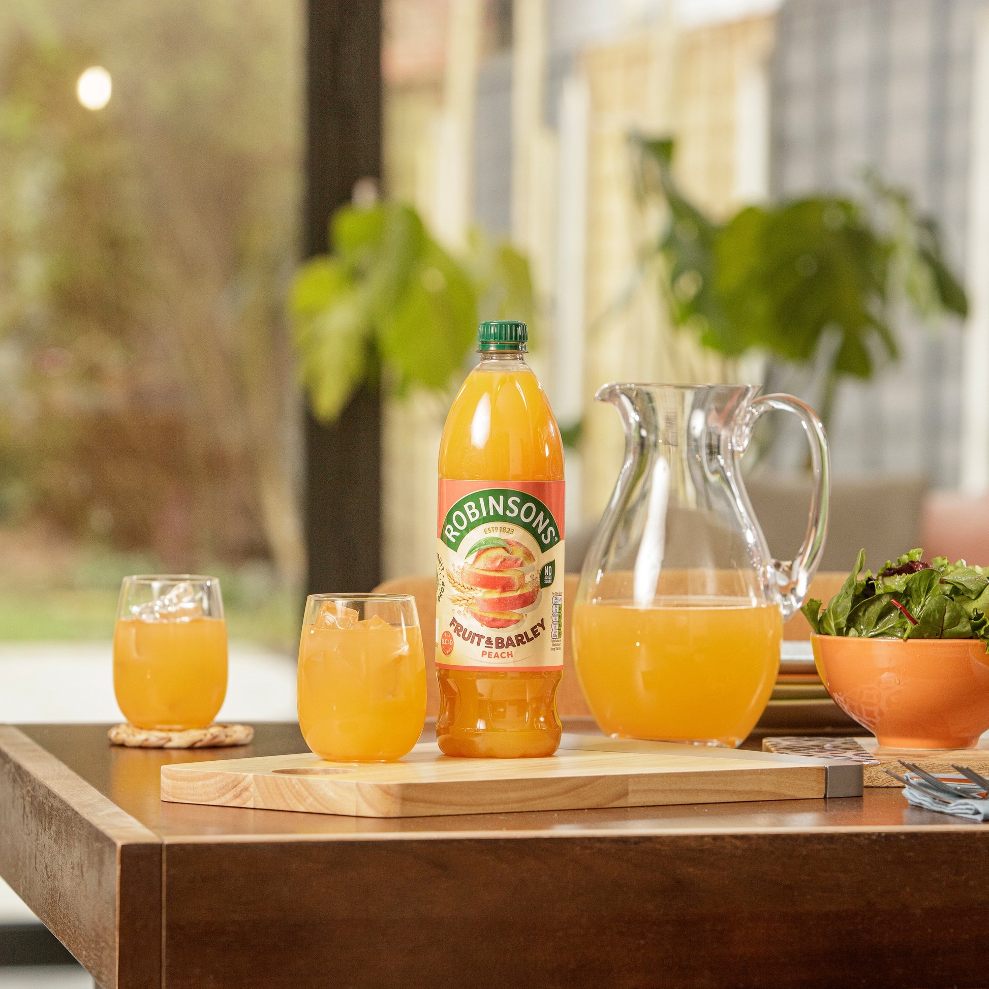 Robinsons Fruit & Barley with Vitamins Peach Squash 1L — image 2