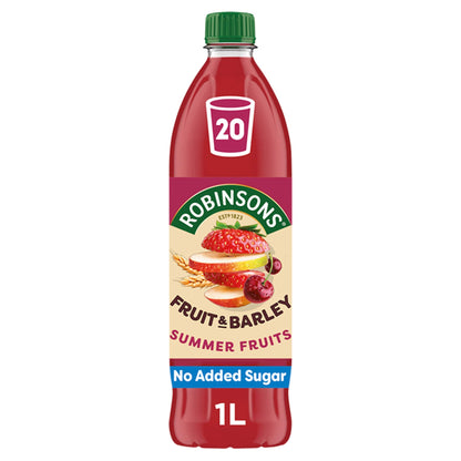 Robinsons Fruit & Barley with Vitamins Summer Fruits Squash 1L — image 1