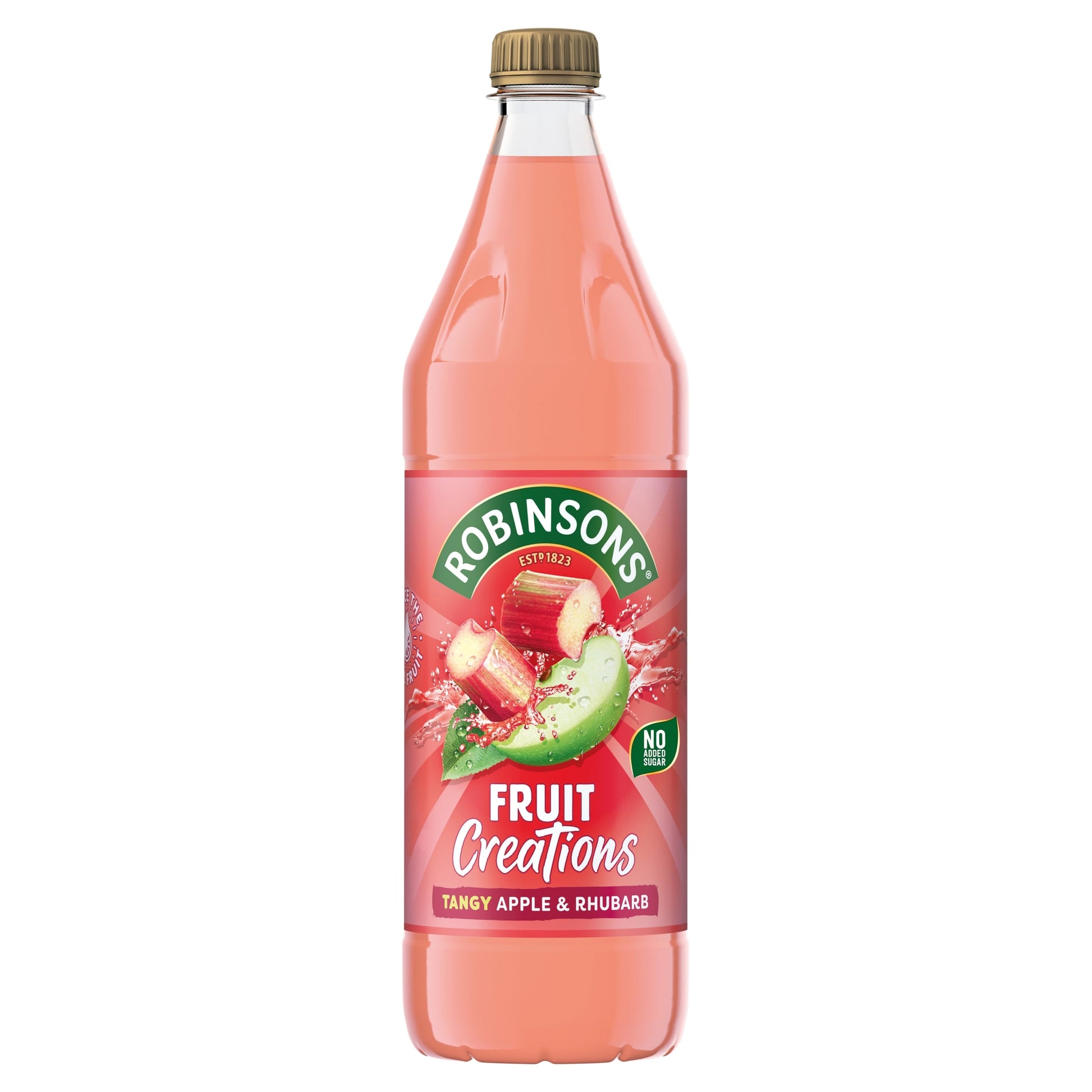 Robinsons Fruit Creations Apple & Rhubarb Squash 1L — image 1