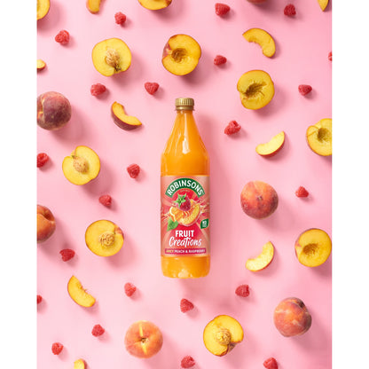 Robinsons Fruit Creations Peach & Raspberry Squash 1L — image 2