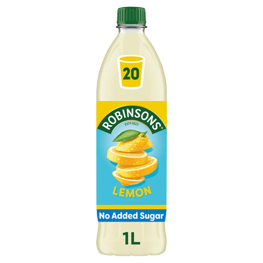 Robinsons Lemon No Added Sugar Squash 1L — image 1
