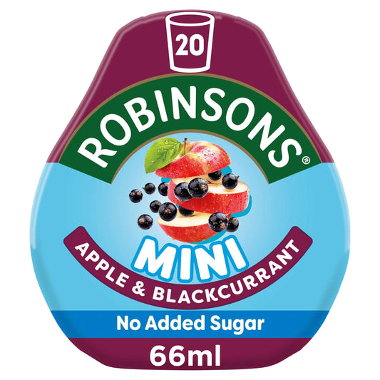 Robinsons Mini Apple & Blackcurrant On-The-Go Squash 66ml — image 1