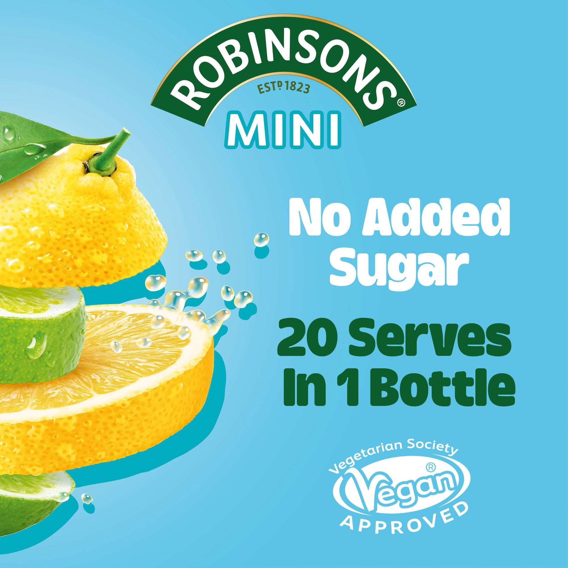 Robinsons Mini Lemon & Lime No Added Sugar Squash 66Ml — image 2