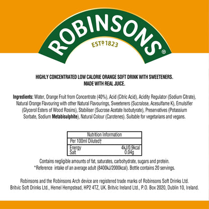 Robinsons Mini Orange On-The-Go Squash 66ml — image 2