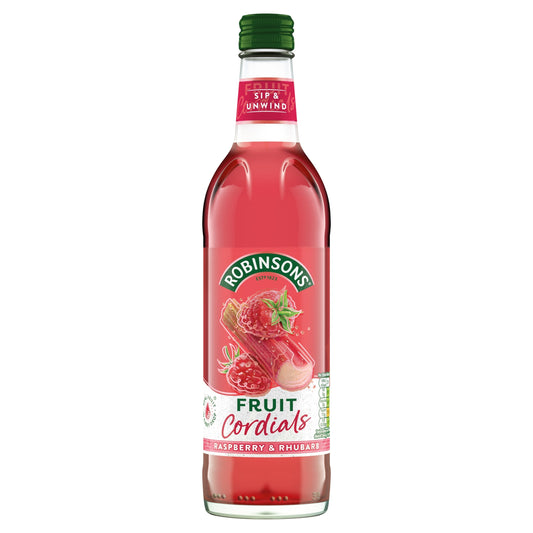 Robinsons Raspberry, Rhubarb & Orange Blossom Fruit Cordial 500ml — image 1
