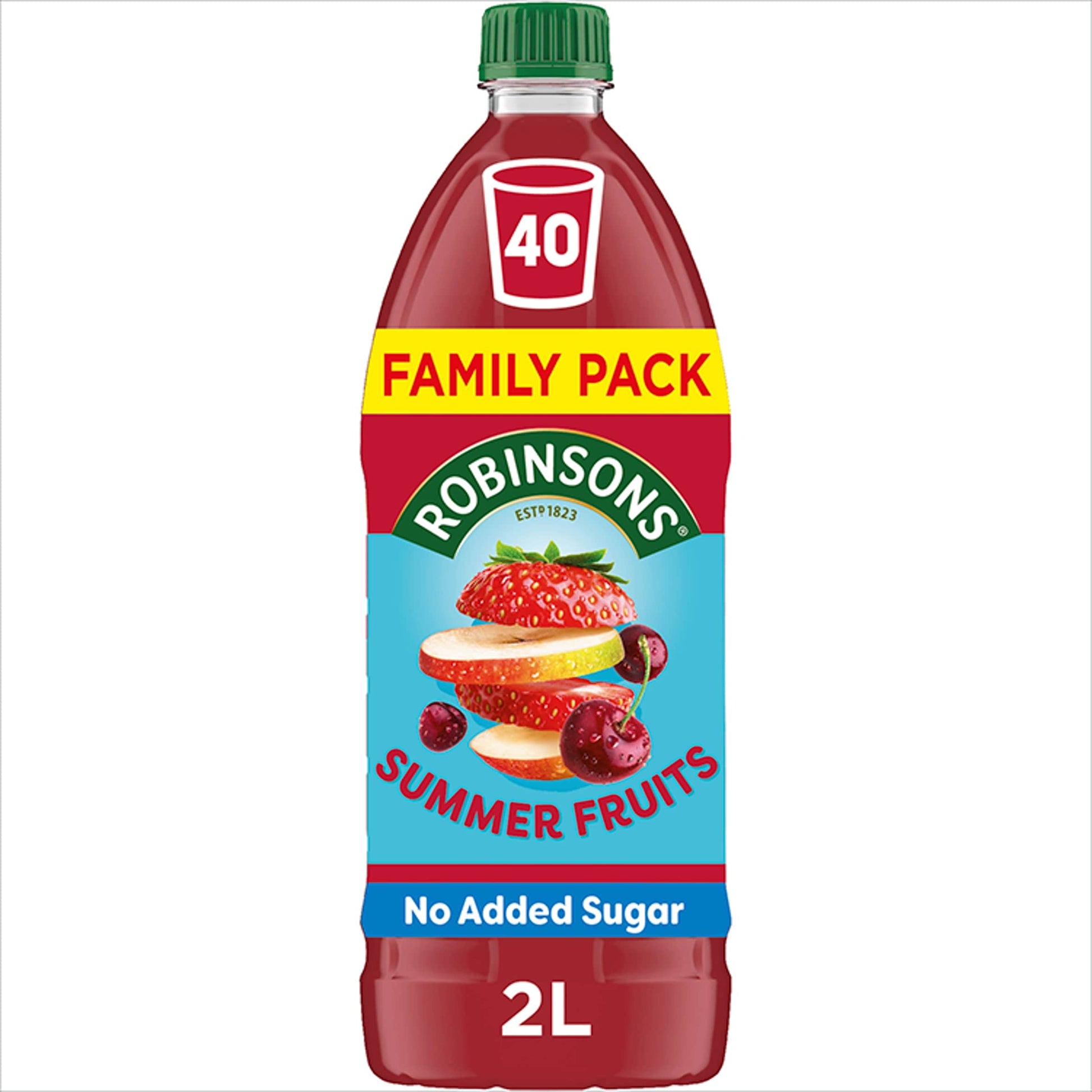 Robinsons Summer Fruit No Added Sugar Squash 2L — image 1