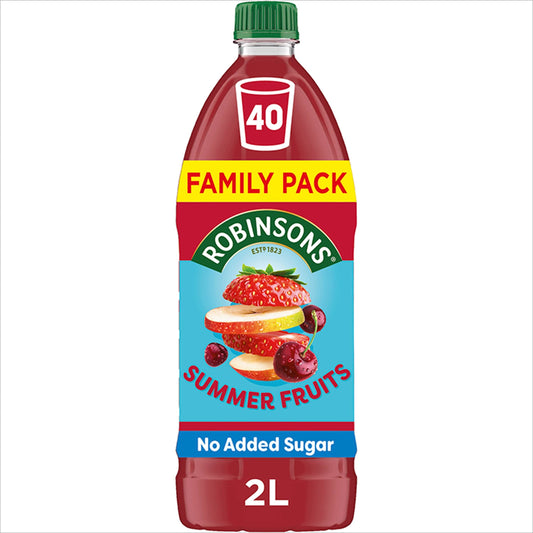 Robinsons Summer Fruit No Added Sugar Squash 2L — image 1