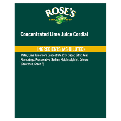 Roses Lime Juice Cordial 1L — image 2