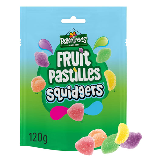 Rowntree’s Fruit Pastilles Squidgers Sweets Sharing Bags 120g — image 1