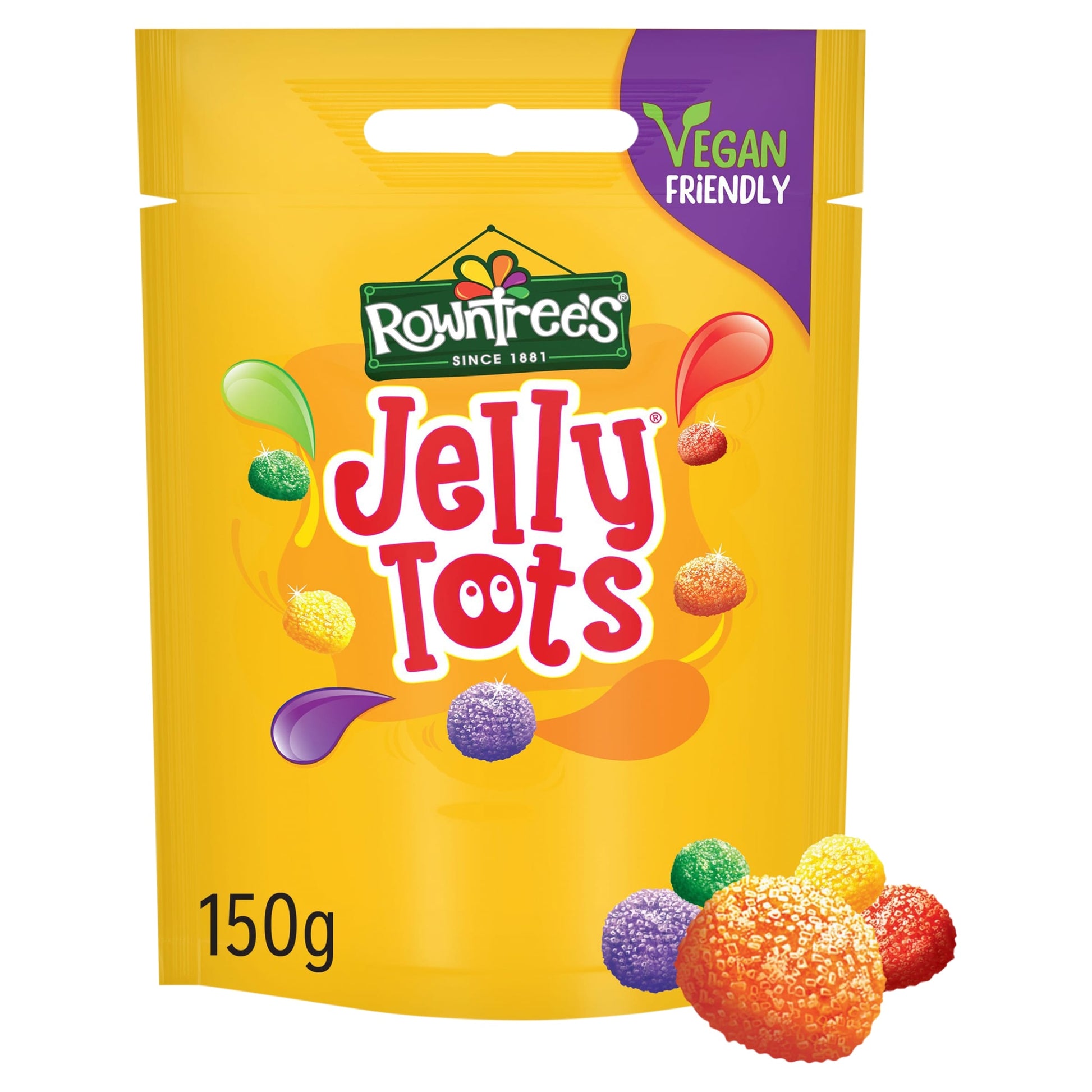Rowntree's Jelly Tots Sweets Sharing Bag 150g — image 1