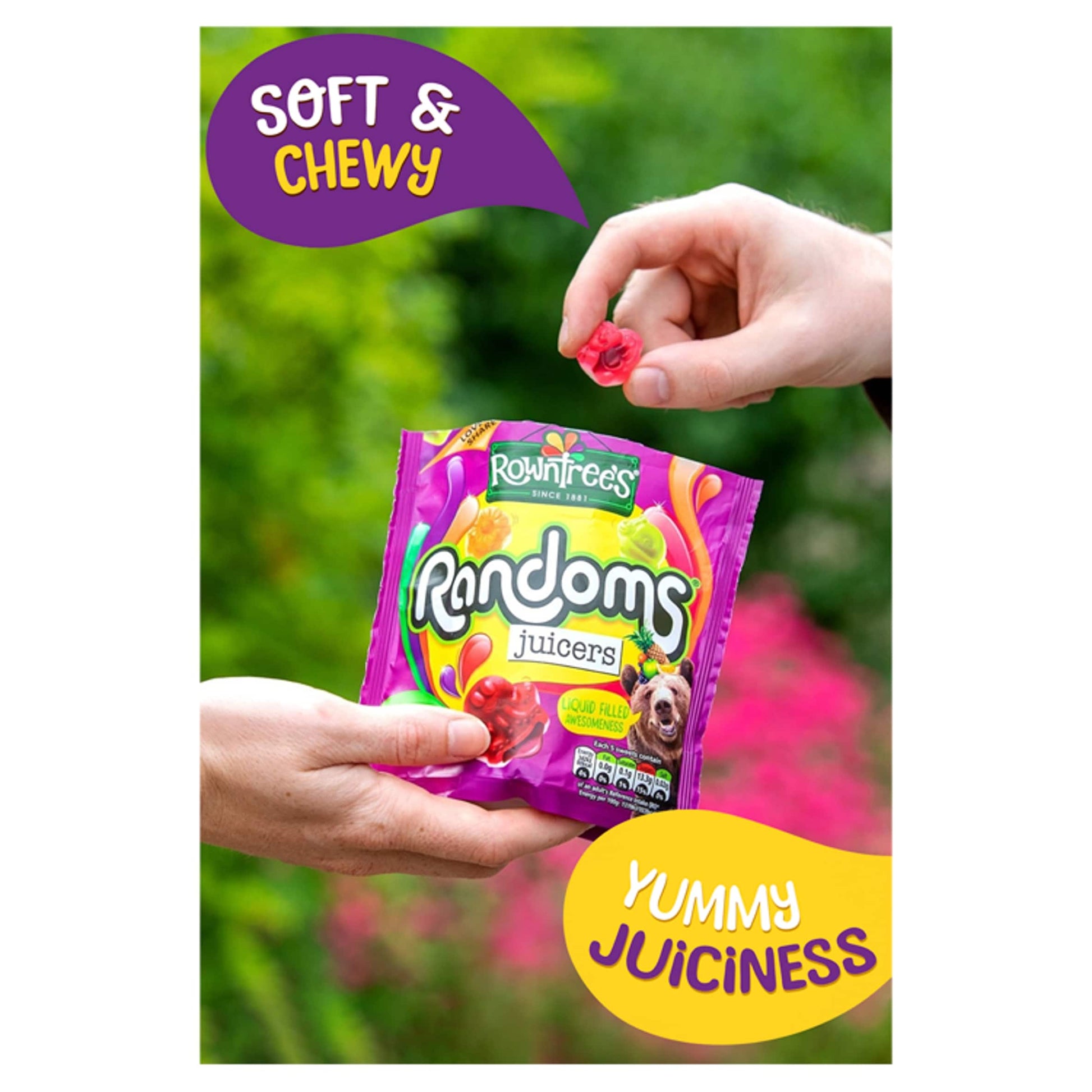Rowntree's Randoms Juicers Sweets Sharing Bag 140g — image 5