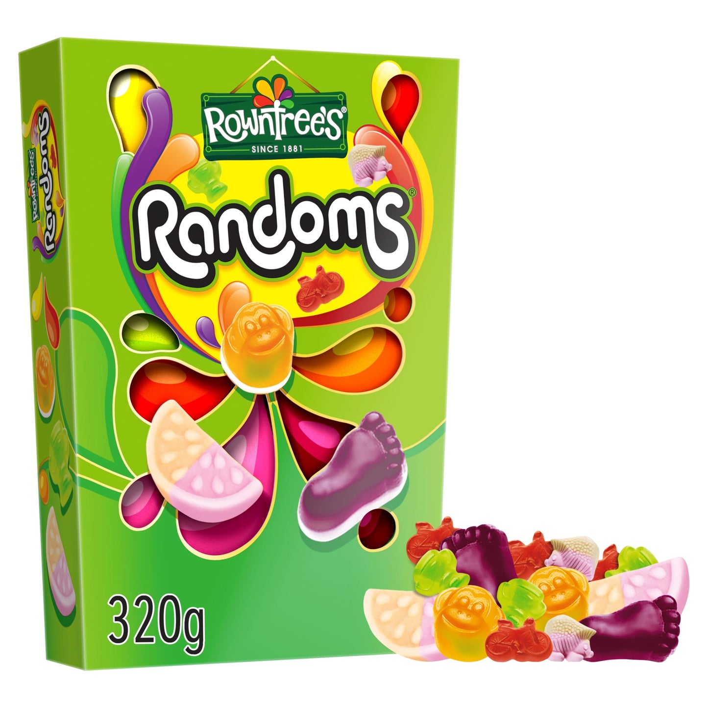 Rowntree's Randoms Sweets Carton 320g — image 1