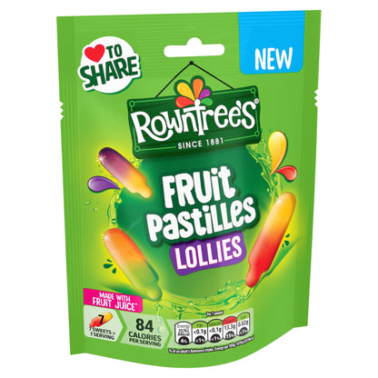 ROWNTREES Fruit Pastilles Lollies 130g — image 2