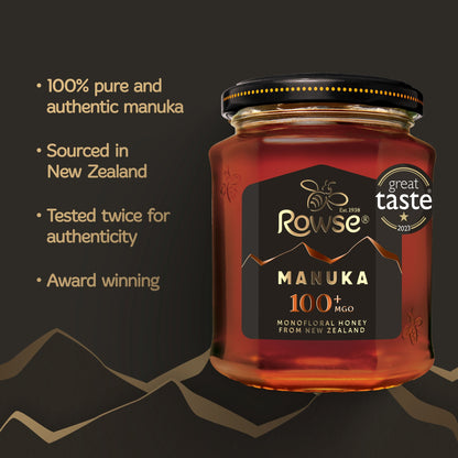 Rowse Authentic Manuka New Zealand Honey 100+ Mgo 225G — image 2