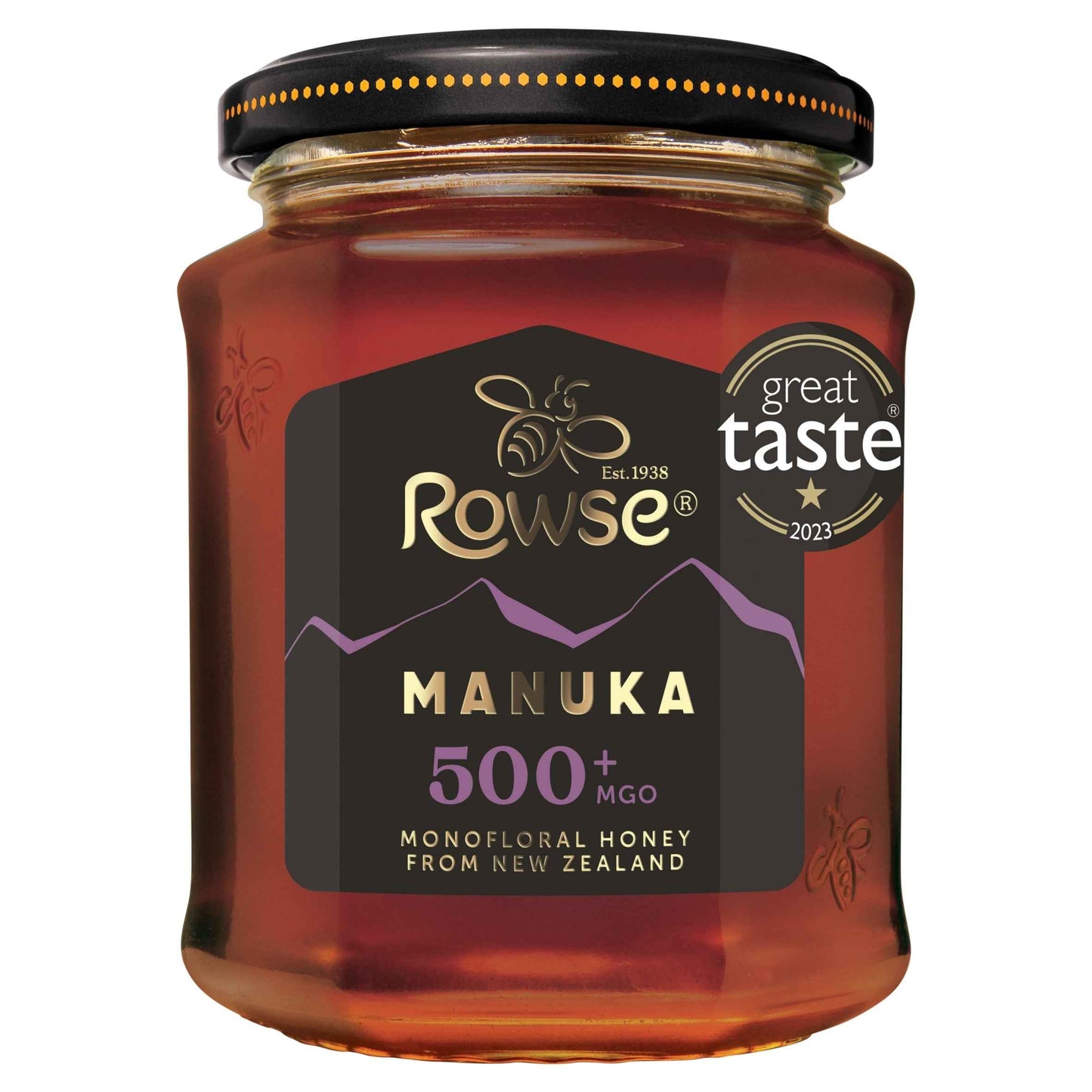 Rowse Authentic Manuka New Zealand Honey 500+ Mgo 225g