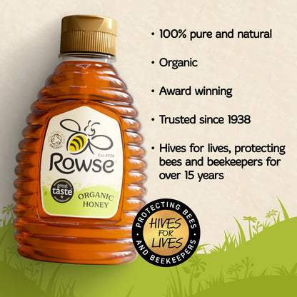 Rowse Organic Squeezy Honey 680G — image 2
