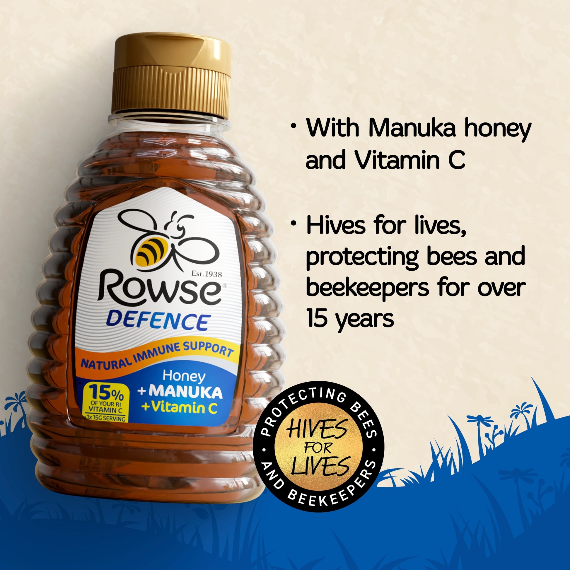 Rowse Supahoney With Manuka & Vitamin C 250G — image 2