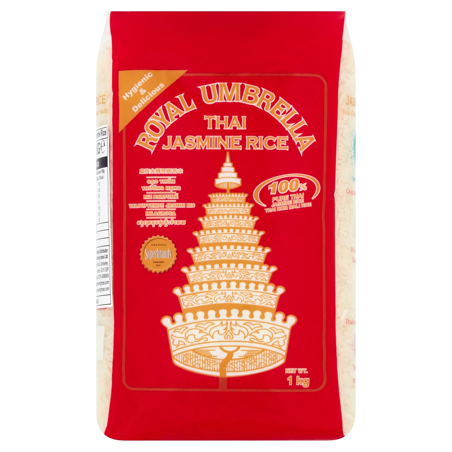 Royal Umbrella Thai Jasmine Rice 1Kg — image 1