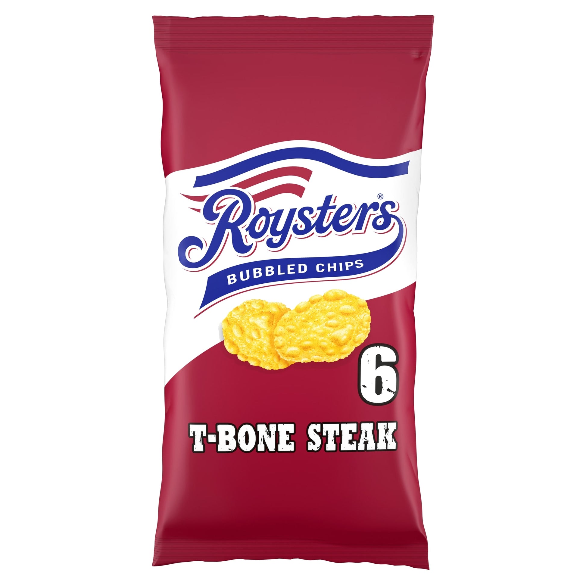 Roysters T-Bone Steak Multipack Crisps 6x21g — image 1
